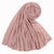 Women's Simple Style Solid Color Mercerized Cotton Winter Scarves