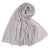 Women's Simple Style Solid Color Mercerized Cotton Winter Scarves