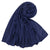 Women's Simple Style Solid Color Mercerized Cotton Winter Scarves