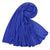 Women's Simple Style Solid Color Mercerized Cotton Winter Scarves