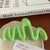 Women's Simple Style Solid Color Plastic Resin Stoving Varnish Hair Claws