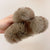 Women's Simple Style Solid Color Plush Hair Claws