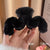 Women's Simple Style Solid Color Plush Hair Claws