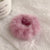 Women's Simple Style Solid Color Plush Hair Tie