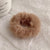 Women's Simple Style Solid Color Plush Hair Tie