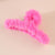 Women's Simple Style Solid Color Plush Handmade Hair Claws