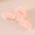 Women's Simple Style Solid Color Plush Handmade Hair Claws