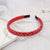 Women's Simple Style Solid Color Rhinestone Beaded Hair Band