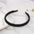 Women's Simple Style Solid Color Rhinestone Beaded Hair Band