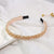 Women's Simple Style Solid Color Rhinestone Beaded Hair Band