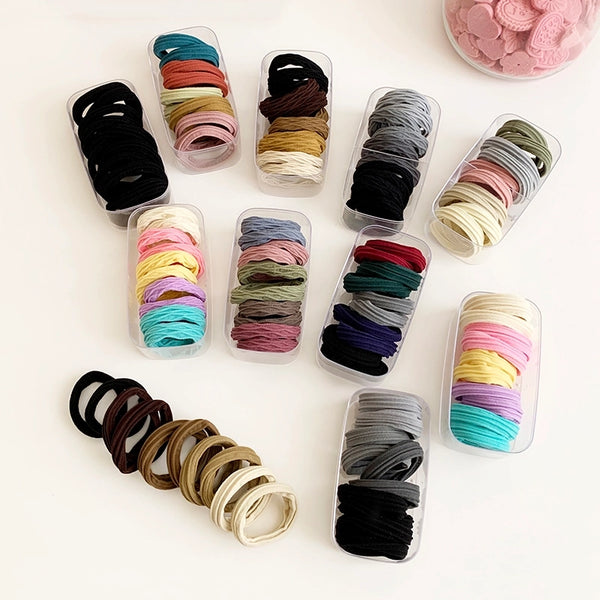 Women's Simple Style Solid Color Rubber Band Hair Tie