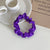 Women's Simple Style Solid Color Satin Hair Tie