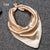 Women's Simple Style Solid Color Satin Printing Silk Scarf