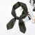 Women's Simple Style Solid Color Satin Silk Scarves