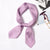 Women's Simple Style Solid Color Satin Silk Scarves