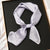 Women's Simple Style Solid Color Satin Silk Scarves