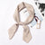 Women's Simple Style Solid Color Satin Silk Scarves