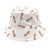 Women's Simple Style Star Printing Flat Eaves Bucket Hat