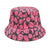 Women's Simple Style Star Printing Flat Eaves Bucket Hat