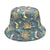 Women's Simple Style Star Printing Flat Eaves Bucket Hat