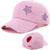 Women's Simple Style Star Solid Color Curved Eaves Baseball Cap