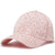 Women's Simple Style Streetwear Solid Color Flower Rhinestone Curved Eaves Baseball Cap