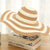 Women's Simple Style Stripe Big Eaves Sun Hat