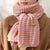 Women's Simple Style Stripe Cotton Scarf