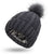 Women's Simple Style Stripe Solid Color Pom Poms Wool Cap