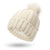 Women's Simple Style Stripe Solid Color Pom Poms Wool Cap