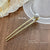 Women's Simple Style U Shape Alloy Plating Hair Clip