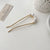 Women's Simple Style U Shape Alloy Plating Hair Clip