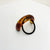 Women's Simple Style U Shape Elastic Band Resin Hair Tie