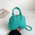 Women's Small All Seasons Felt Cloth Solid Color Streetwear Shell Zipper Shoulder Bag Handbag Dome Bag