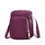 Women's Small All Seasons Nylon Solid Color Fashion Square Zipper Crossbody Bag