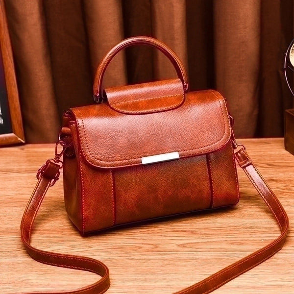 Women's Small All Seasons Pu Leather Basic Handbag