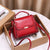 Women's Small All Seasons Pu Leather Basic Square Bag