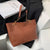 Women's Small All Seasons Pu Leather Basic Tote Bag