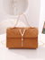 Women's Small All Seasons Pu Leather Classic Style Handbag