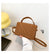 Women's Small All Seasons Pu Leather Classic Style Handbag