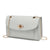 Women's Small All Seasons Pu Leather Elegant Basic Square Bag