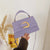 Women's Small All Seasons Pu Leather Elegant Square Bag