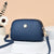 Women's Small All Seasons Pu Leather Plaid Classic Style Square Zipper Shoulder Bag