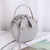 Women's Small All Seasons Pu Leather Solid Color Elegant Classic Style Round Zipper Shoulder Bag Handbag