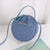 Women's Small All Seasons Pu Leather Solid Color Elegant Classic Style Round Zipper Shoulder Bag Handbag