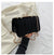 Women's Small All Seasons Pu Leather Solid Color Elegant Square Flip Cover Shoulder Bag Square Bag Chain Bag