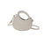 Women's Small All Seasons Pu Leather Solid Color Streetwear Shell Zipper Shoulder Bag Handbag Saddle Bag