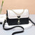 Women's Small Bag Pu Leather Color Block Fashion Square Zipper Crossbody Bag