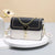 Women's Small Bag Pu Leather Color Block Fashion Square Zipper Crossbody Bag