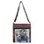 Women's Small Canvas Letter Basic Square Zipper Crossbody Bag